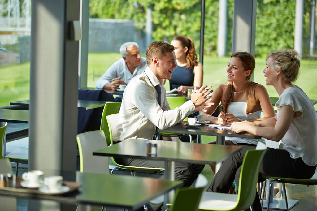 Wartezeiten in der Kantine